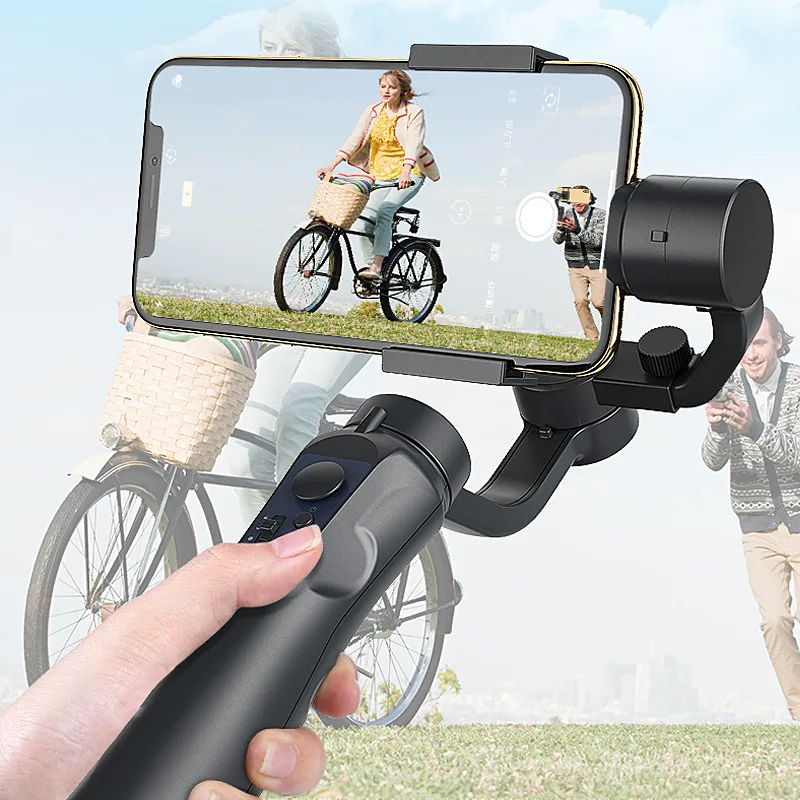 Gimbal Stabilizer for Smartphone Compact Camera 3-Axis Handheld Gimbal for Vlogging Live Video