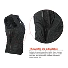 Vest SUNMAS Washable Material Electric Heated Vest Rechargeable Battery Pack Or Power Bank Powered Men Or Women Use