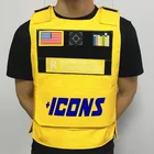Vest Men's Combat Mesh Icons Sleeveless Vest Men's Tactical Vest
