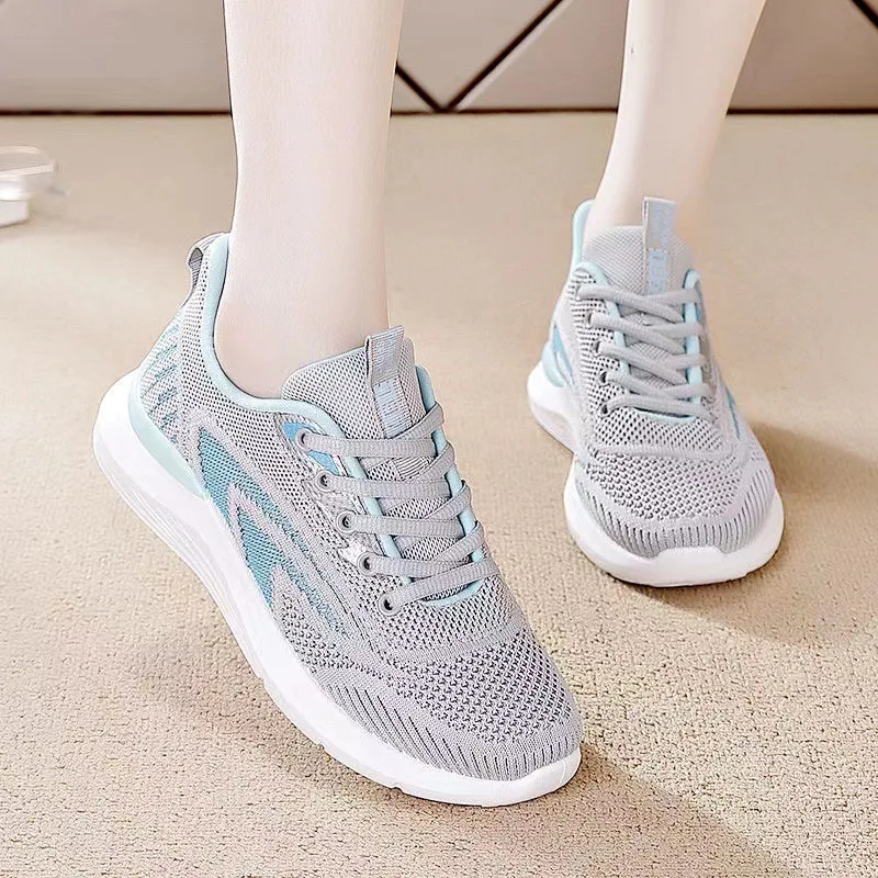 New Spring breathable comfortable outdoor walking lightweight sneakers Women Casual sport shoes