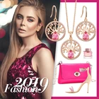 Necklace Earring Sets Necklace Earring Set Women Necklace Earring Gold Plated Wedding Jewelry Sets