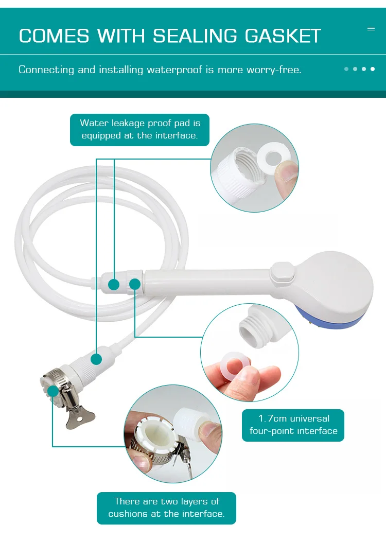 New Design Portable Grooming Pet Bathing Tool 2 In 1 Attachment Shower