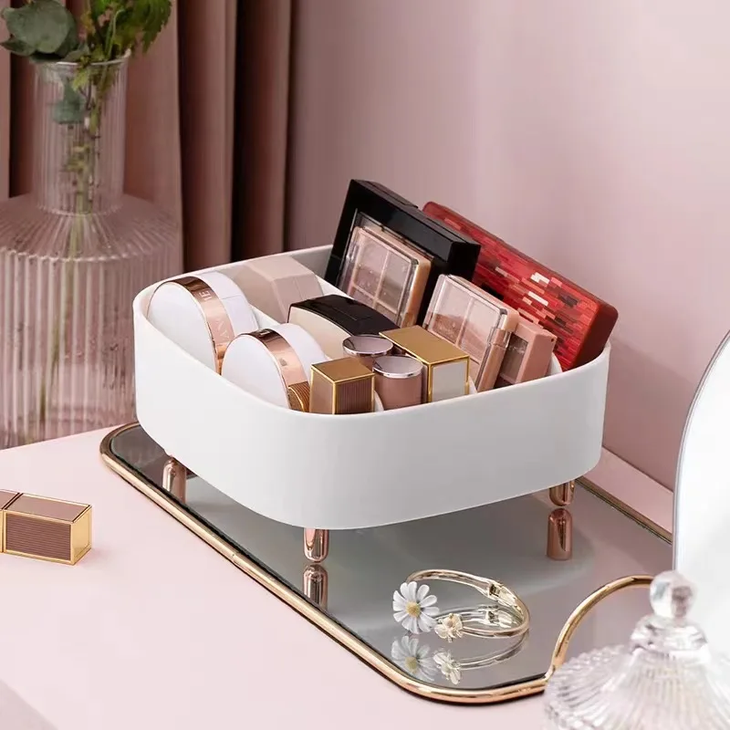 2023 Hot Selling Low Price Plastic Cosmetic Organizer Storage Box Makeup For Dressing Table