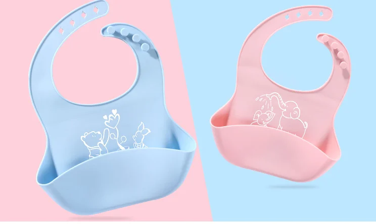 Wholesale Waterproof Baby Bib OEM & ODM Silicone Baby Bib Customized Bibs Baby
