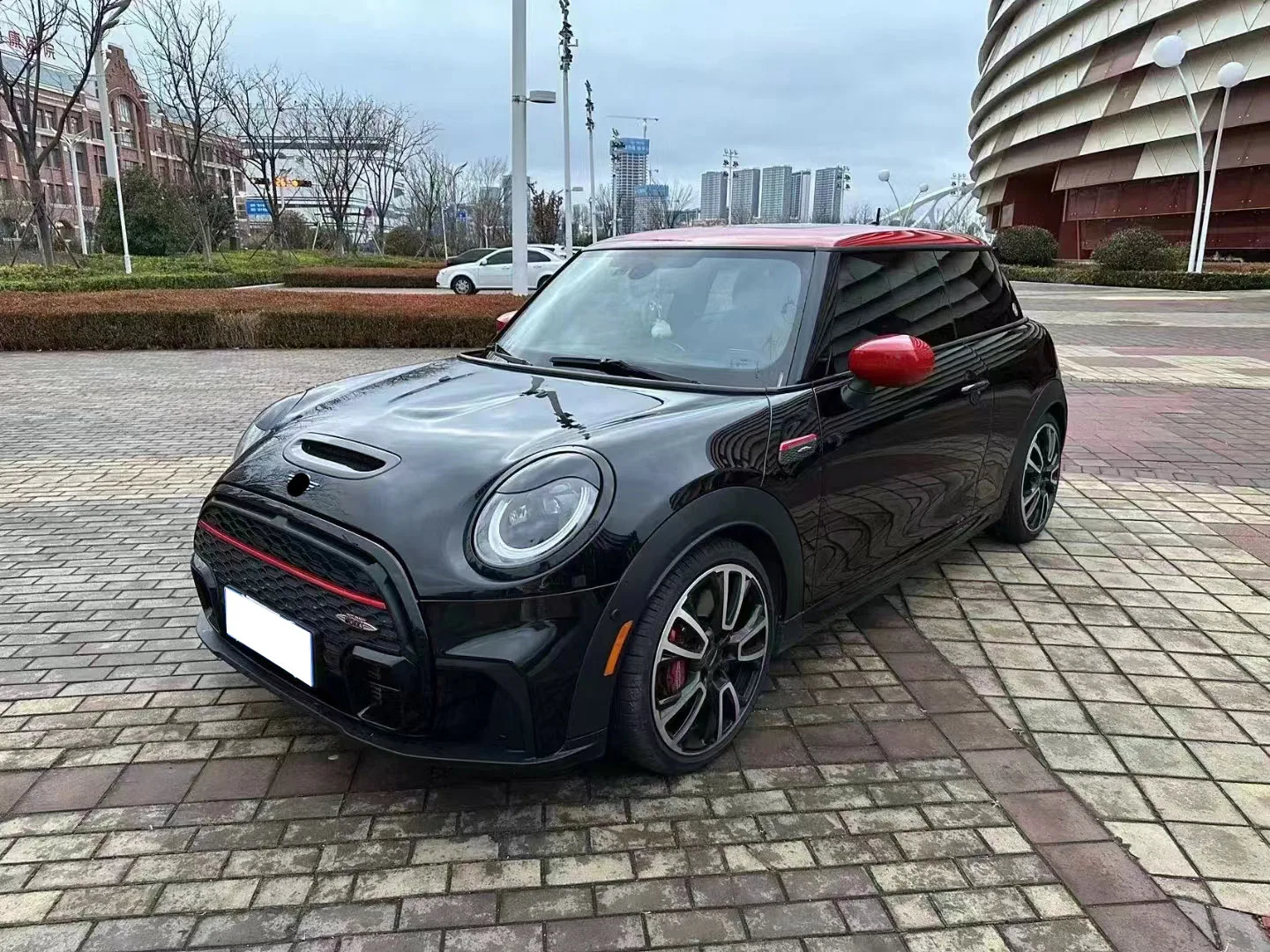 product front rear bumper set old to new version body kits for bmw mini cooper f55 f56 upgrade to 2022 jcw style body kit 2014 2021264-8