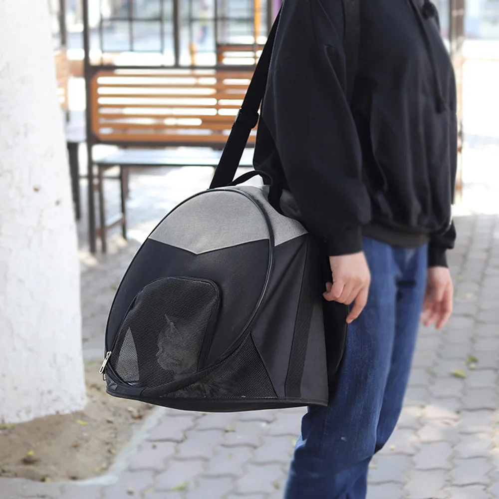 3 dimensional strap Nylon grey Travel bag/Dog Travel bag