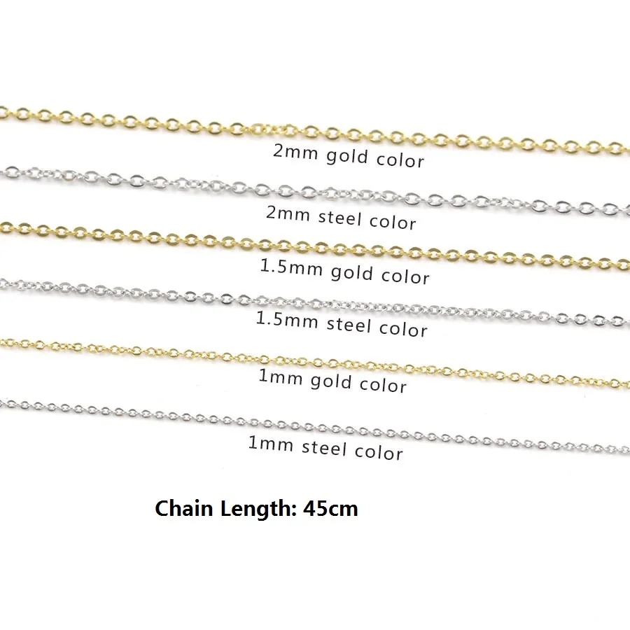 Stainless Steel Plain Necklace Chain 