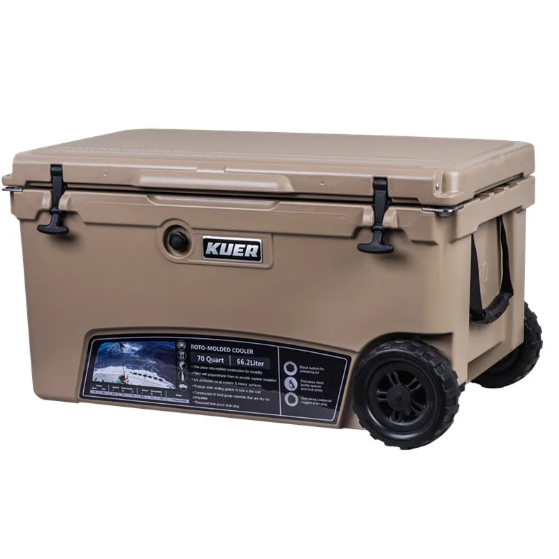 70qt Cooler Box With Wheels From Kuer Rotomolded Cooler Box Mainly Products  Including Plastic Cooler Box - Buy Cooler Box With Wheels,Rotomolded Cooler  Box,Plastic Cooler Box Product on Alibaba.com