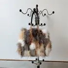 Hand Bags Custom Color Genuine Leather Mink Hairs Ladies Hand Bags Women Purse