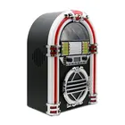 Player Desktop LED Colorful Lights Jukebox FM Radio 10 Meters Blue-tooth CD Player Retro Jukebox
