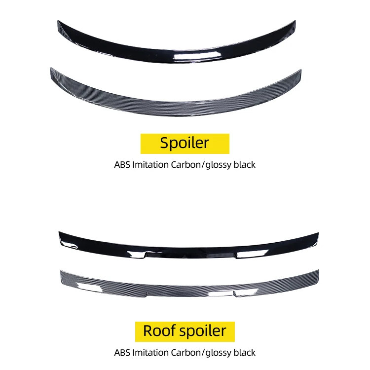 ملحقات الختم ABS من ألياف الكربون سبويلر جناح السقف الخلفي سبويلر لمصنع BYD Seal للسيارات الكهربائية