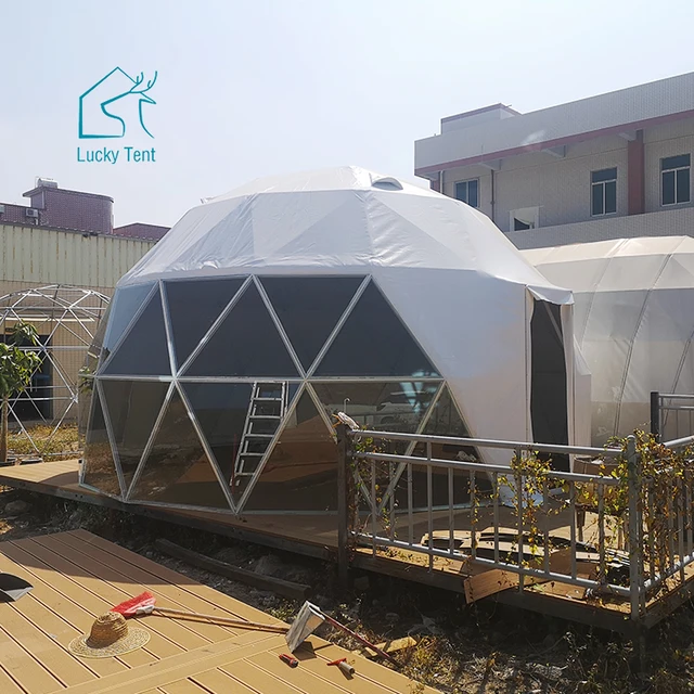 Camping Tent Dome Transparent Bubble Tent Dome Waterproof Philippines Dome Tent With Tempered Glass