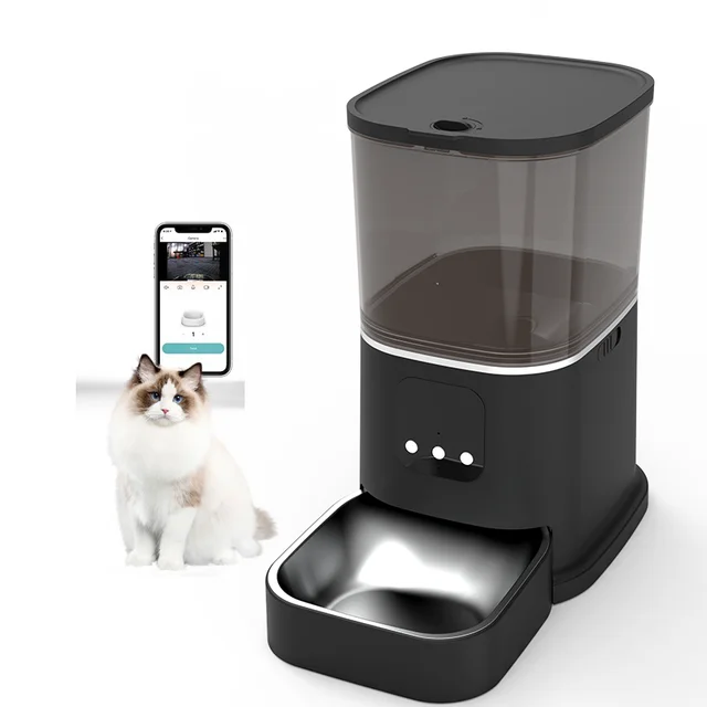 New Stock Arrival Pet Supplies Automatic Cat and Dog Smart Timing Feeder Pet Food Dispenser WiFi Intelligent Pet Feeder