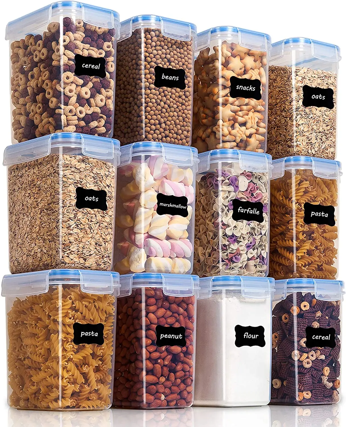 Dishwasher Safe Airtight Food Storage Containers Plastic Bpa Free Kitchen Pantry Storage Food Jars For Sugar Buy Plastic Food Jars Plastic Jar With Lid Plastic Jars Food Grade Product On Alibaba Com