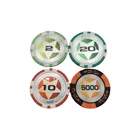 Hot Selling Poker Chips 14g Custom Ceramic Casino Poker Chips