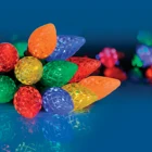 Led Series Lights UL Approved 50 Count Christmas LED Strawberry C9 String Lights