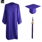 School School Wholesale Graduation Cap Tassel And Matte Gown For School Customized