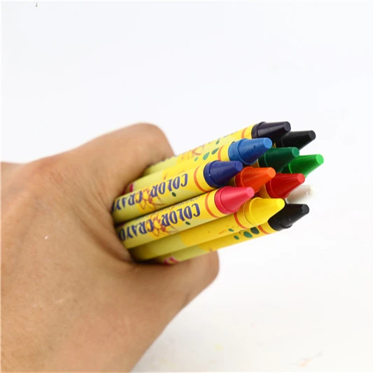 Factory Direct Sale Crayon Washable Erasable With Multi Color Wax Caryon For Kids