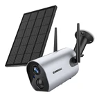 Outdoor Wifi Security Camera Solar Panel And Rechargeable Battery