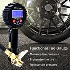 Pressure Wrench Air Digital Tire Inflator Pressure Gauge With Adjustable Wrench Air Pump