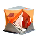 Camping Pop Up Quick Open Ice Cube Winter Fishing Tent