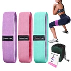 Band Bands Custom Printed Long Resistance Band Fitness Fabric Make Your Own Logo Elastic Resistance Bands Set Of 3