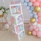 Gifts Party 2021 Christmas Baby Gifts Party Transparent Balloon Box With Pvc Window Both Sides