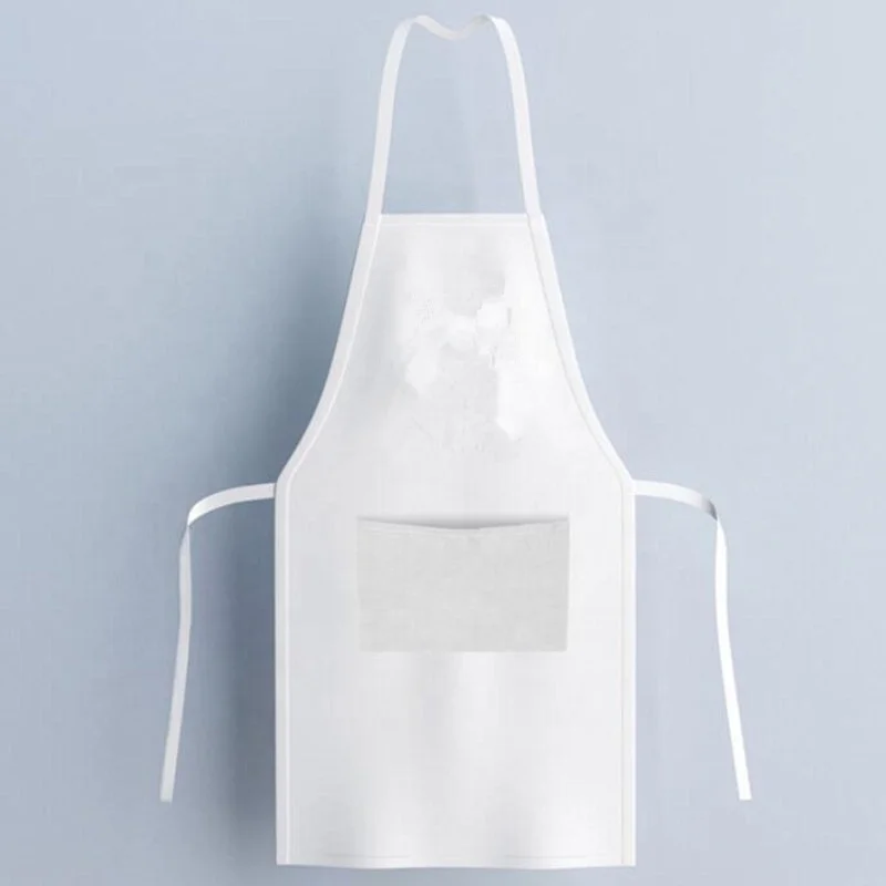 Customized blank business aprons manufacturer wholesale advertising printed logo anti fouling apron multiple colors available