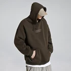 Cotton Hoodies Custom Clothing Manufacturers Printed Cotton Fleece Sweatshirt Oversized Plain Pullover Hoodies For Men