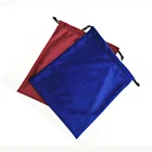 Bag Hair Velvet Packaging Bags Dark Red Drawstring Velvet Bag Hair Dryer Packaging Big Storage Bag Wedding Gift Bag