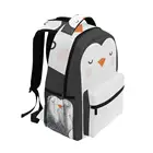 Children Bag Packs Durable Waterproof Nylon Cartoon Peguin Printed Children School Backpack Bag Packs