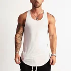 Stringer Singlet Wholesale Custom Cotton Stringer Gym Vest Fitness Singlet Workout Muscle Bodybuilding Mens Tank Top