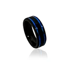 Band Black New Arrival Simple Wedding Band Matte Black Men Tungsten Carbide Ring