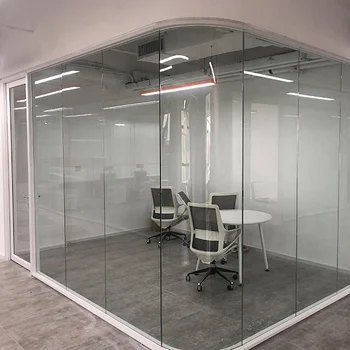 Support customization high grade Office partition Glass panoramic partition