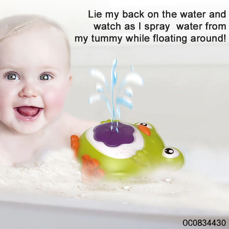Electric animal spray marker bathing bath tub toys for toddlers 1-3 age 1 2 3 4 year old b/o
