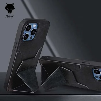 High quality Card Slot Leather Case armor phone leather cases with holder For Apple Iphone 11 12 13 PRO MAX phone case cover