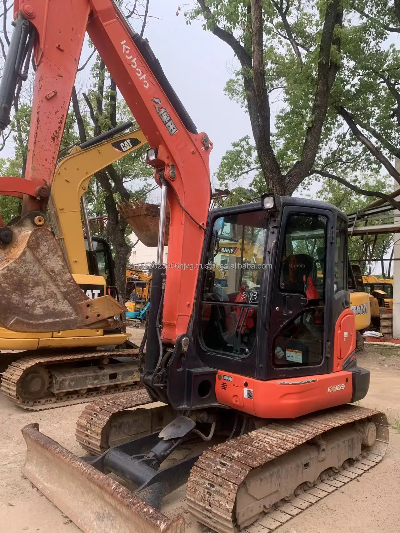 Hot Sale Used Kubota Kx165 Mini Excavator Used Kubota Kx165 Kx183 3ton