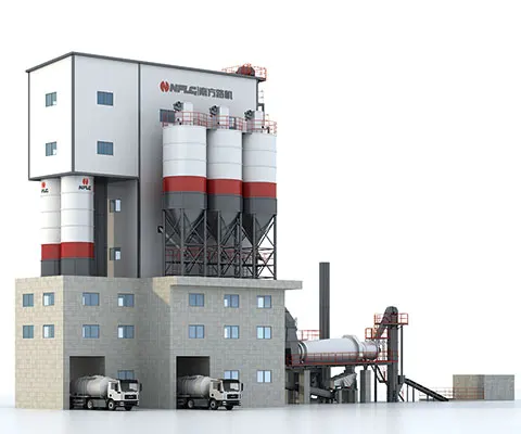 Dry mortar mixing plant