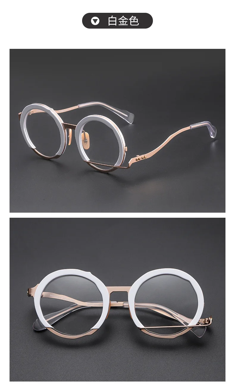 Top Quality Designer Eyewear Gold Eyeglasses Frames Glasses Frame