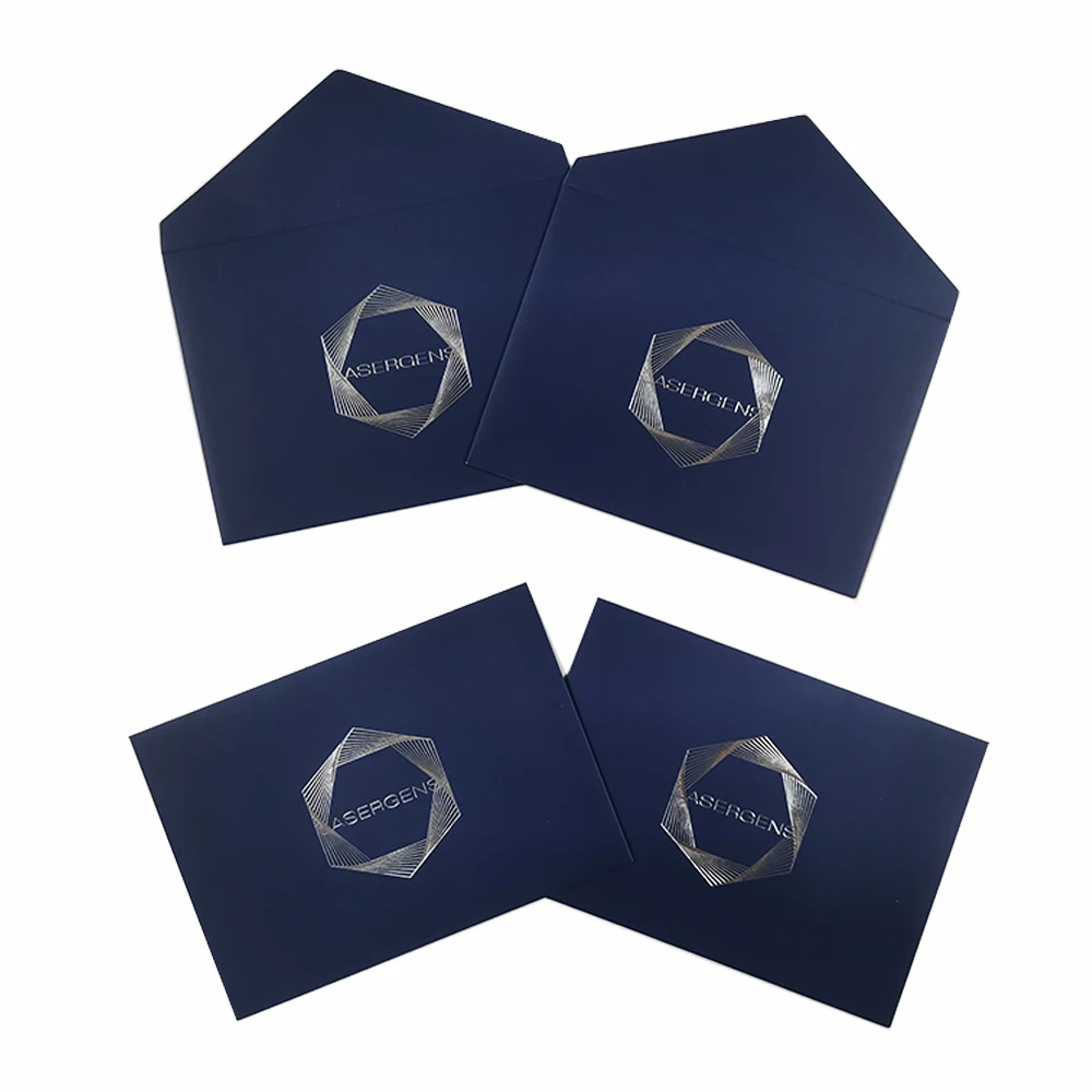 Customized Logo Design Kraft Paper Envelope Vintage Individual Mail Package Gift Window Envelope manufacture