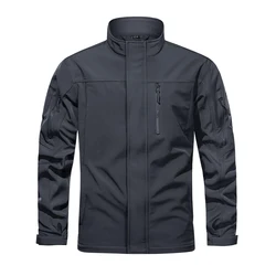 Hot Sale Men's Windproof Jacket Hiking Males Tactical Soft-shell Jacket For Men