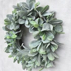 Wedding Green Spring Door Wreaths Grapevine Branches Eucalyptus Wreath Artificial Garland Door Wreath