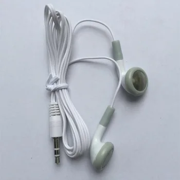 Cheapest Disposable Earphone Low Cost 3.5mm Wired Music Headphone Headset Mp3 Mp4 Earbuds for Apple Nano Ipod