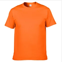 Wholesale men tshirt cotton summer blank plain t-shirt high quality custom logo printing Plus Size Men's T-Shirts