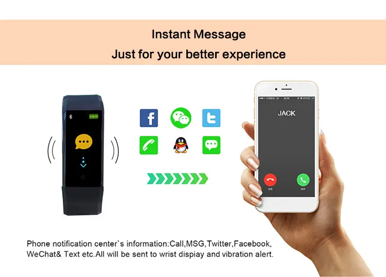 115plus Smart Band Smart Wristband 115plus Color Screen Heart Rate