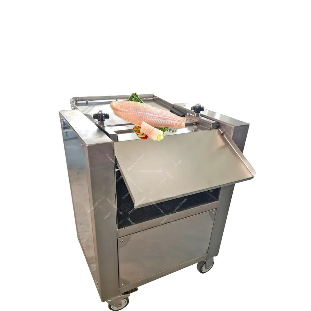 30-50pcs/min Stainless Steel Fish Skin Remove Peeler Fish Skinning Machine for Commercial supplier