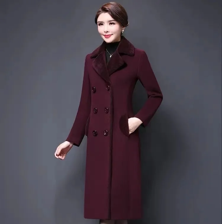mid length dress coat