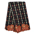 Design Border Stretch Fabric Tops And Blouses Latest Design Sequence Border Lace Fabric Embroidery
