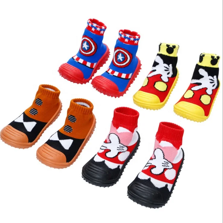 Calcetines Con Suela De Goma Suave Para Niños,Medias Creativas Con Animados,Antideslizantes,Venta Por Mayor - Buy De Color Vivo Calcetines,Los Niños De Alta Calidad Agarre Calcetines De Bebé,Bebé De Las