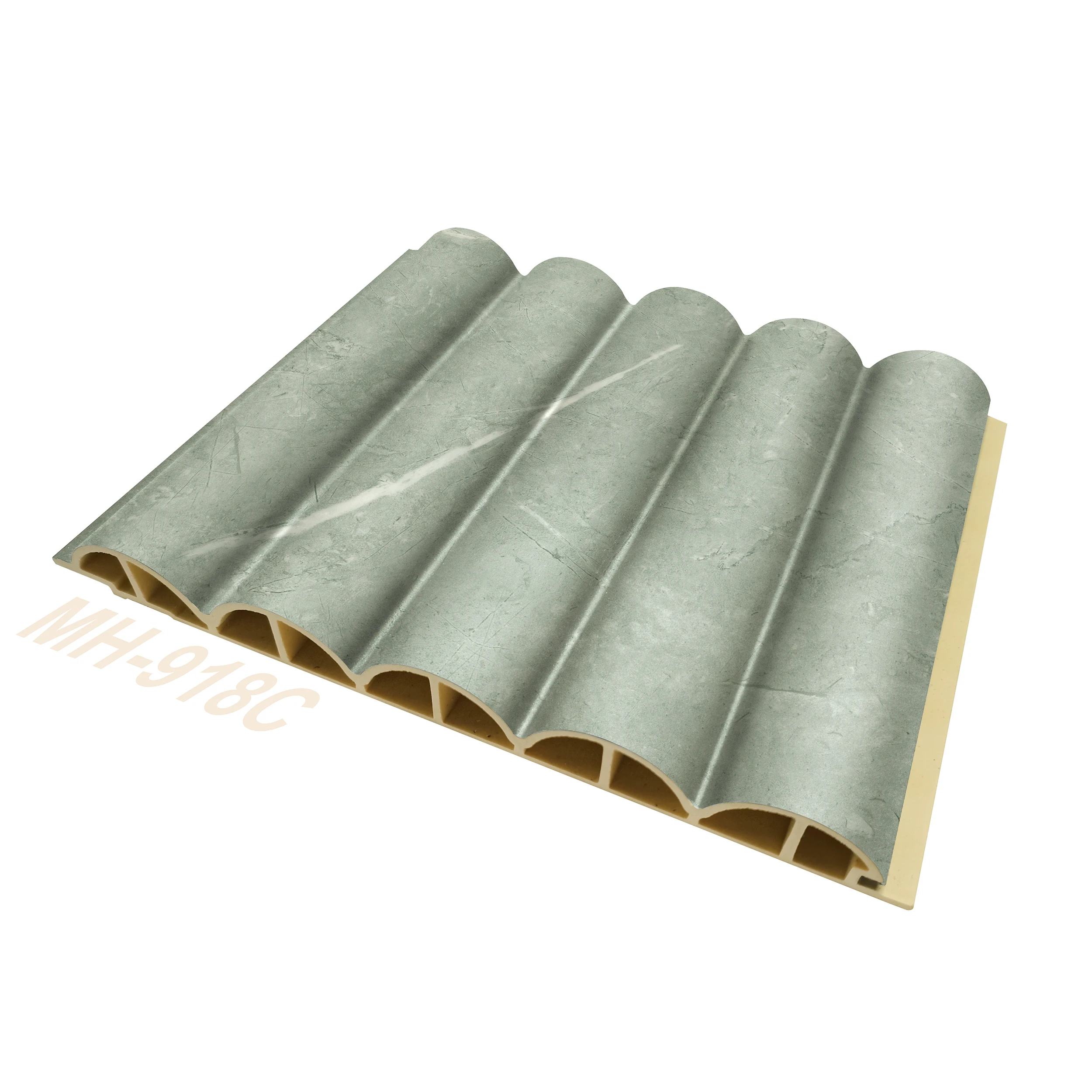 product melinco modern pvc moulding decorative wall panels waterproof high quality villa hotel office plastic fluted wall panel-5